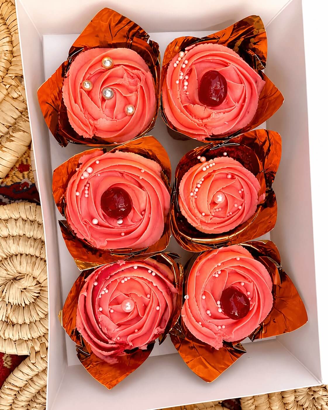 Fruit Jam Cupcakes